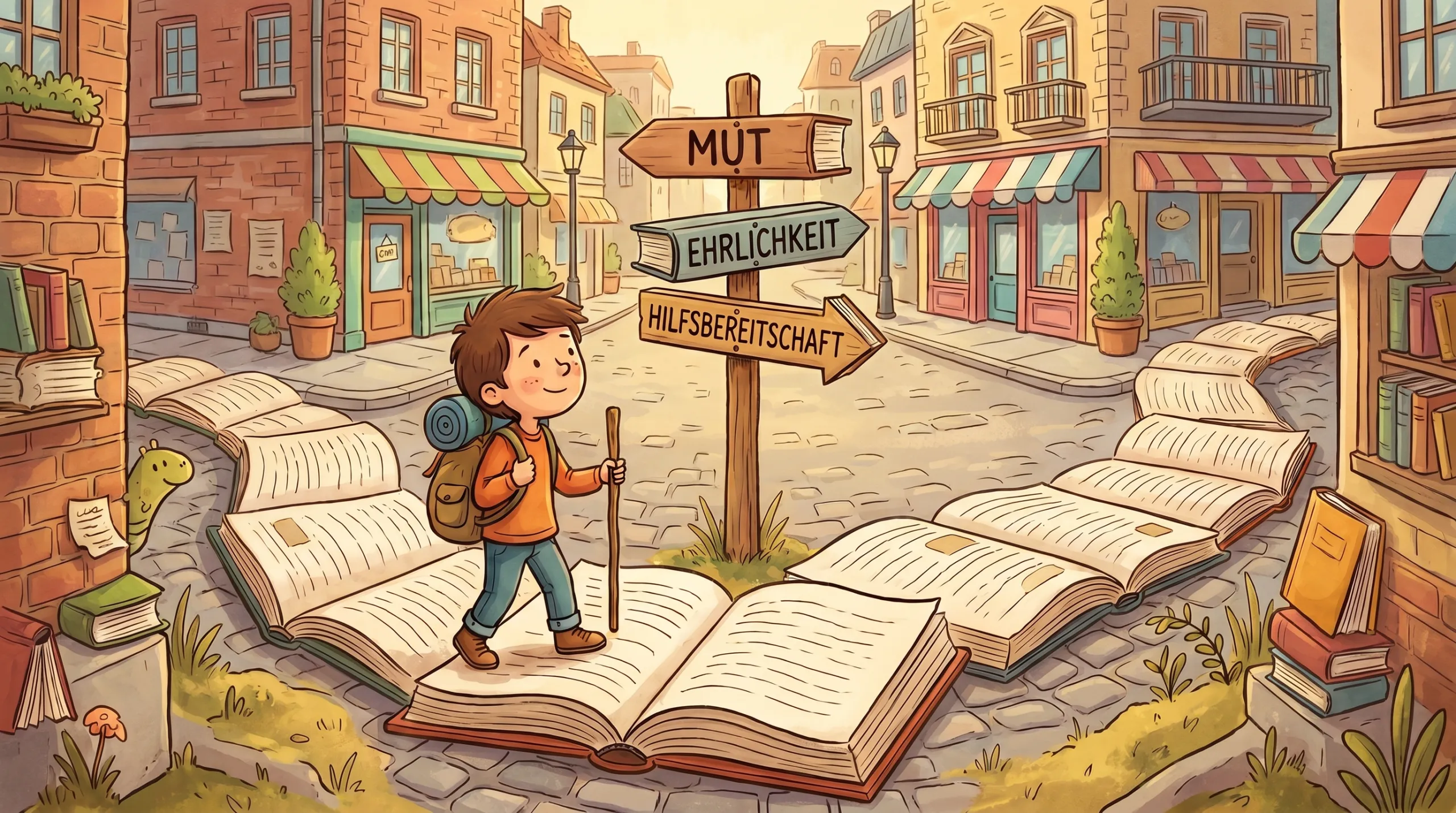 Pädagogische Werte Kindern vermitteln