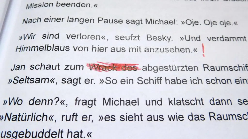 Mein 7-jähriger Kinderbuch-Lektor