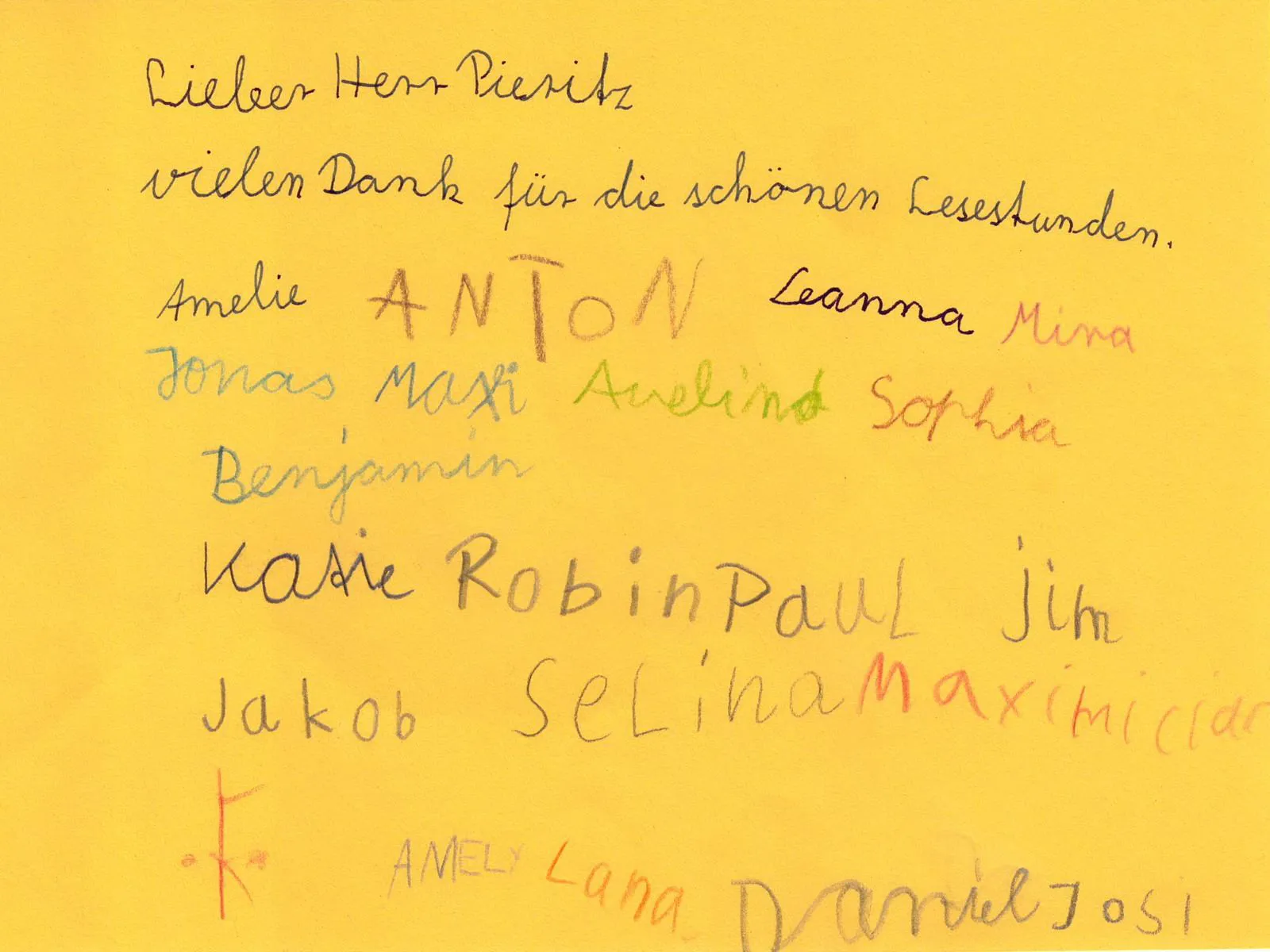 Abschied von der Lesepatenschaft