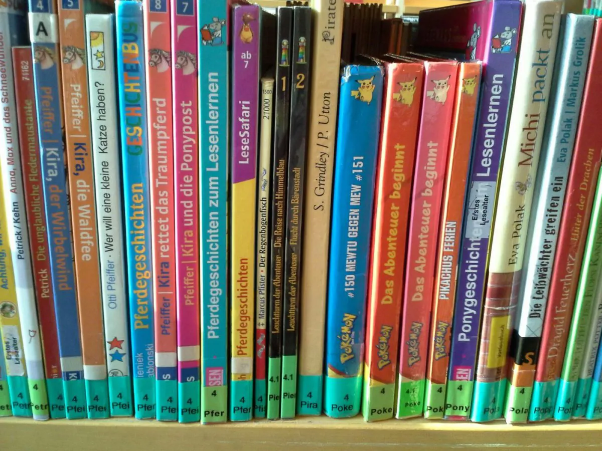 Kinderbuch in der ersten Bibliothek