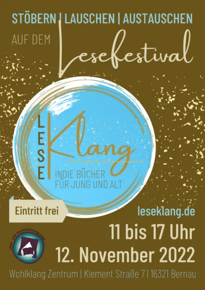 12.+18.11.2022: Lesefestival in Bernau & Jugendbuch-Lesung am Vorlesetag in Berlin