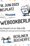 17.+18.06.2023: Bücherfest auf dem Bebelplatz in Berlin