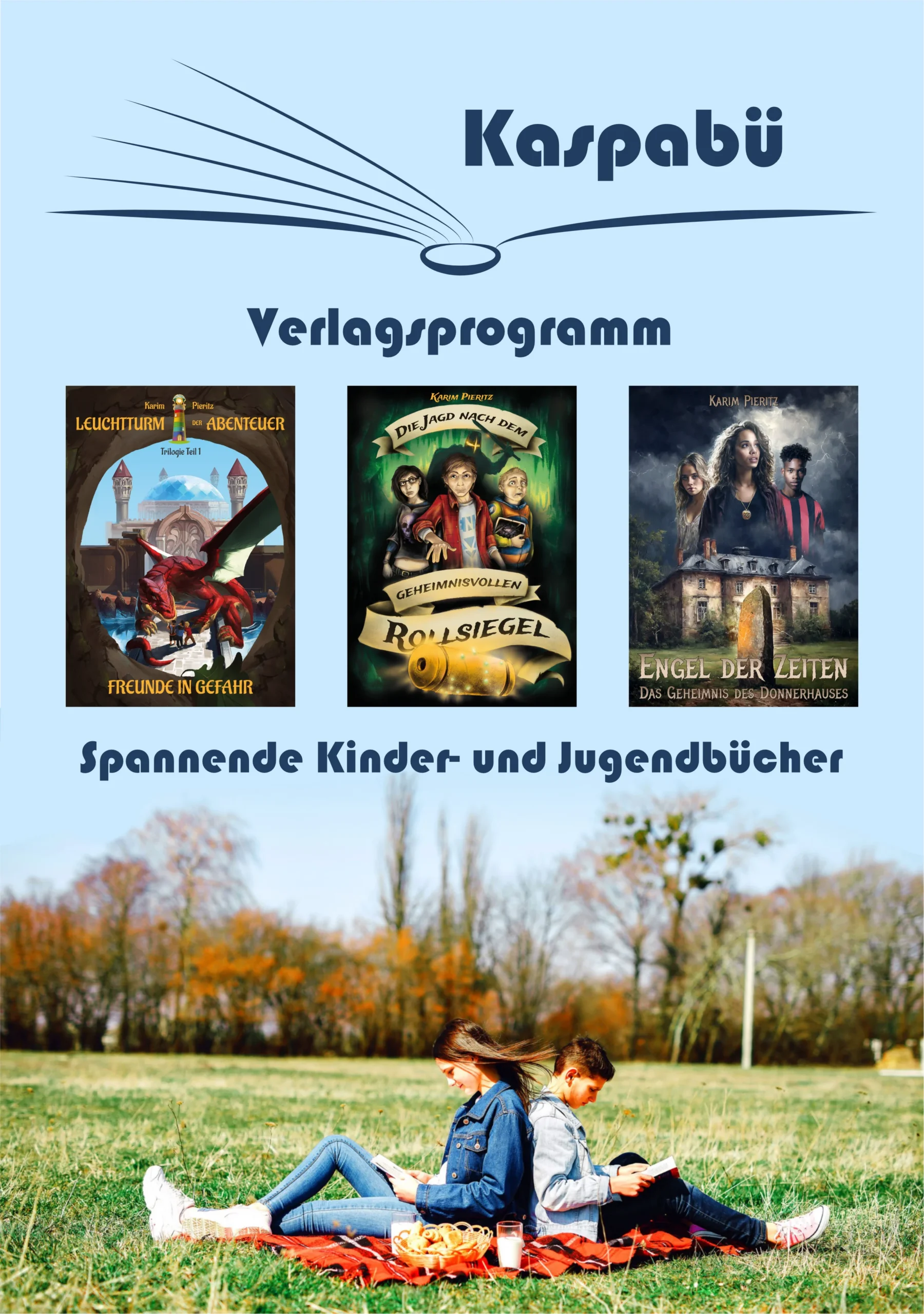 Verlagsprogramm: Spannende Kinder- und Jugendbücher Kaspabü Verlagsprogramm