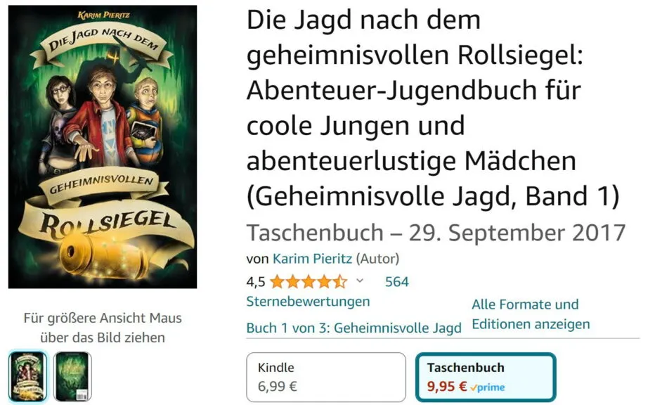 Unser Jugendbuch-Bestseller mit über 500 Bewertungen Unser Jugendbuch-Bestseller mit über 500 Bewertungen